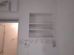 洗面室収納。