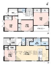 オールフローリングをご希望の方にオススメの4LDK。