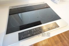 お手入れしやすいIHコンロ