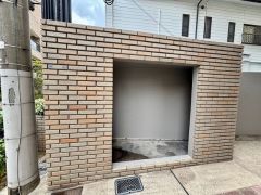 マンション敷地内にゴミ置き場を完備