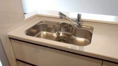 同仕様写真。大きなお鍋も楽々洗える幅の広いシンクです＾＾