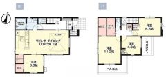 お掃除しやすいオールフローリング。全室2面採光＆南面バルコニー。リビング広々20.1帖。パントリーやWIC、ホールクローク、アウトストレージと収納豊富＾＾