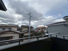 バルコニーからの眺望。