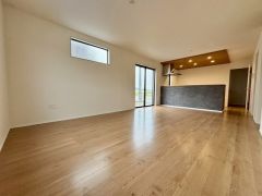 キッチンから会話が弾みそうなダイニングです。お友達や親せきをお招きするのも楽しみになりますね＾＾