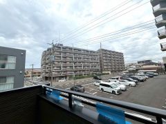 バルコニーからの眺望です。