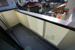日当たりの良いバルコニー。