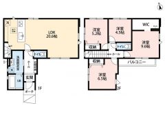 オールフローリング。リビング広々20.6帖＾＾WIC付き＾＾