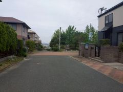前面道路。