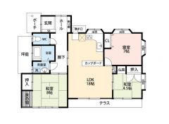 3LDK　10坪以上の庭付き　屋外物置を設置 ご内覧受付中です。実際のお部屋をご見学いただけます。お気軽にお問い合わせください