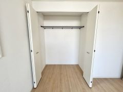 全居室にはたっぷり収納できるクローゼットを設置しています。荷物が増えがちなお子様のお部屋にもオススメです。