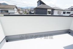 バルコニーからの眺望です。