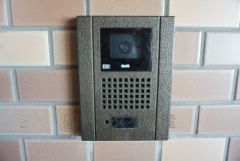 TVモニター付きインターホン。