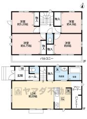 リビング広々20帖。お掃除しやすいオールフローリング。 ご家族とのコミュニケーションの機会が増えるリビング階段＾＾ パントリーやフリーコーナー有＾＾ 全室2面採光＆南面バルコニー。