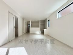 キッチンから会話が弾みそうなダイニングです。お友達や親せきをお招きするのも楽しみになりますね＾＾