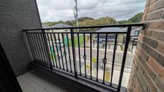 開放感のあるバルコニー