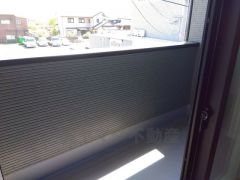 陽当たりの良いバルコニーです。お洗濯やお布団干しはもちろん、日光浴スペースにも。