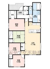 生活動線が効率的な平屋住宅。SIC・WICなど収納充実の間取り＾＾