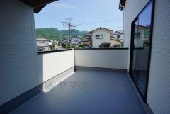 バルコニーからの眺望です。