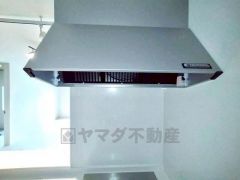 お手入れが簡単なスリム型レンジフードです。調理により発生する油煙や臭いを吸い込み、屋外へ排気してくれます。