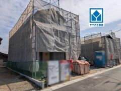 現地（2026年1月）撮影 西区太郎丸に新築2棟誕生。 1号棟はLDK18帖。フリースペースには収納付き＾＾