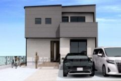 耐久性の高いガルバリウム鋼板を使用したおしゃれな外観。完成が楽しみですね＾＾