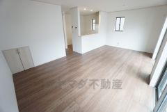 キッチンから会話が弾みそうなダイニングです。お友達や親せきをお招きするのも楽しみになりますね＾＾