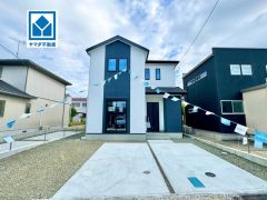 完成しました＾＾落ち着いた色合いが魅力の、飽きのこないモダン住宅