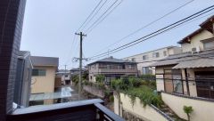バルコニーからの眺望です。