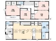 4LDK・ファミリークローク・カースペース3台。