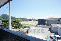 バルコニーからの眺望です。