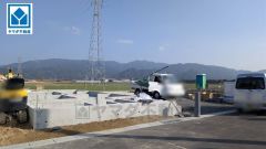 現地（2026年2月）撮影 50坪以上のゆとりのある敷地＾＾家族でのんびり暮らせる環境です。