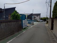 前面道路は4メートル