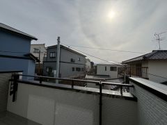 バルコニーからの眺望。