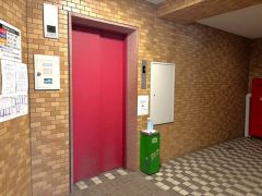 エレベーター完備で上階への移動もスムーズ