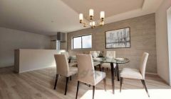 画像はCGによるイメージです。明るくておしゃれなキッチンを中心とした開放的なリビング。お友達や親せきをお招きするのも楽しみです＾＾