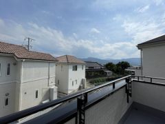 バルコニーからの眺望です。