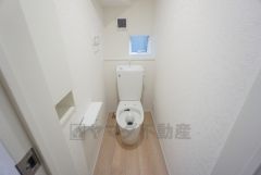 トイレは1階と2階それぞれに設けられています。