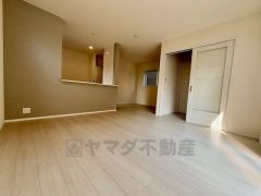 キッチンから会話が弾みそうなダイニングです。お友達や親せきをお招きするのも楽しみになりますね＾＾