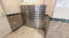 集合ポスト完備。共用部もきれいに管理されており、毎日の郵便物の受け取りもスムーズです＾＾