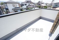 バルコニーからの眺望です。