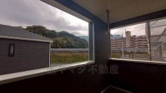 バルコニーからの眺望。