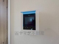 TVモニター付きインターフォン。