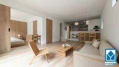 家族が集まる開放的なリビング。思い思いの時間を過ごしたり食事をしたり、素敵な団らんの場になりますね。（家具はCGによるイメージとなります。）