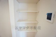 可動棚付きなので収納したいものに合わせて高さが変えられ、スッキリと収納できそうです＾＾