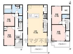 2階LDKは19帖以上の開放的な空間＾＾