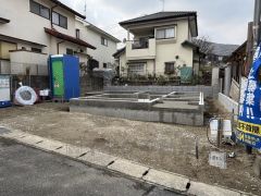 現地（2026年1月）撮影 景観としての魅力とコストのバランスまで考えて設計されています＾＾ 完成をお楽しみに＾＾