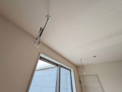 室内物干し竿完備
