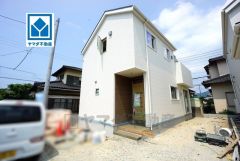 現地（2025年7月）撮影。 1号棟。閑静な住宅地。