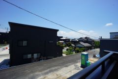 バルコニーからの眺望です。