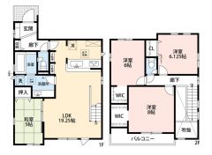 3号棟：4LDK　2WIC